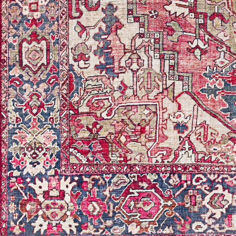 Livabliss Adenia Vintage Medallion Printed Area Rug