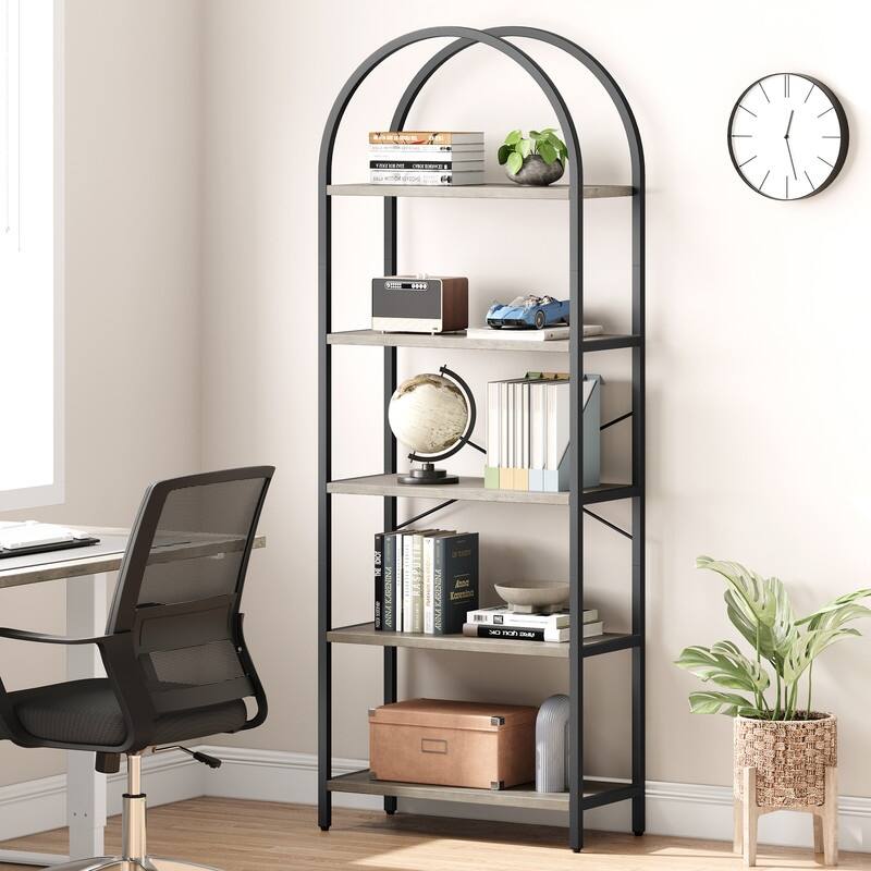 Arched bookshelf