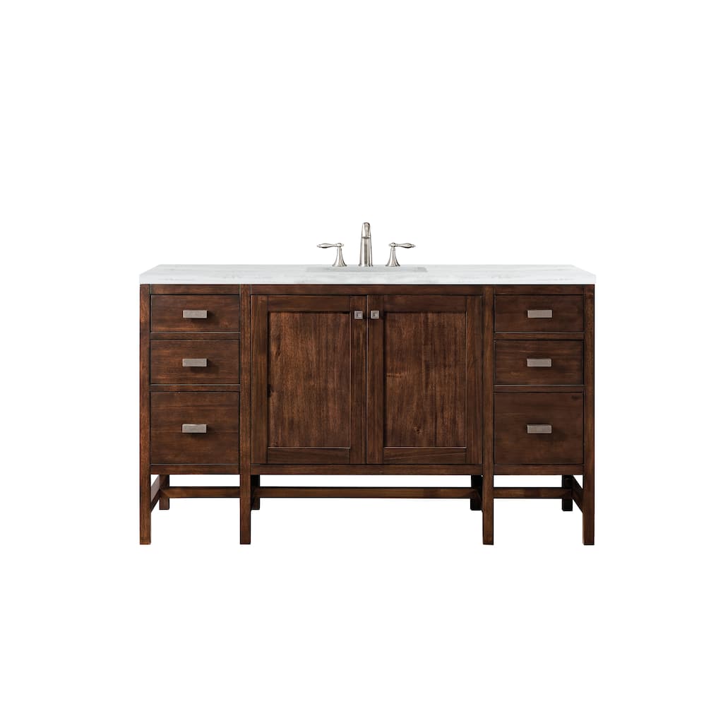 James Martin Vanities Addison 60" Single Vanity, Mid Century Acacia