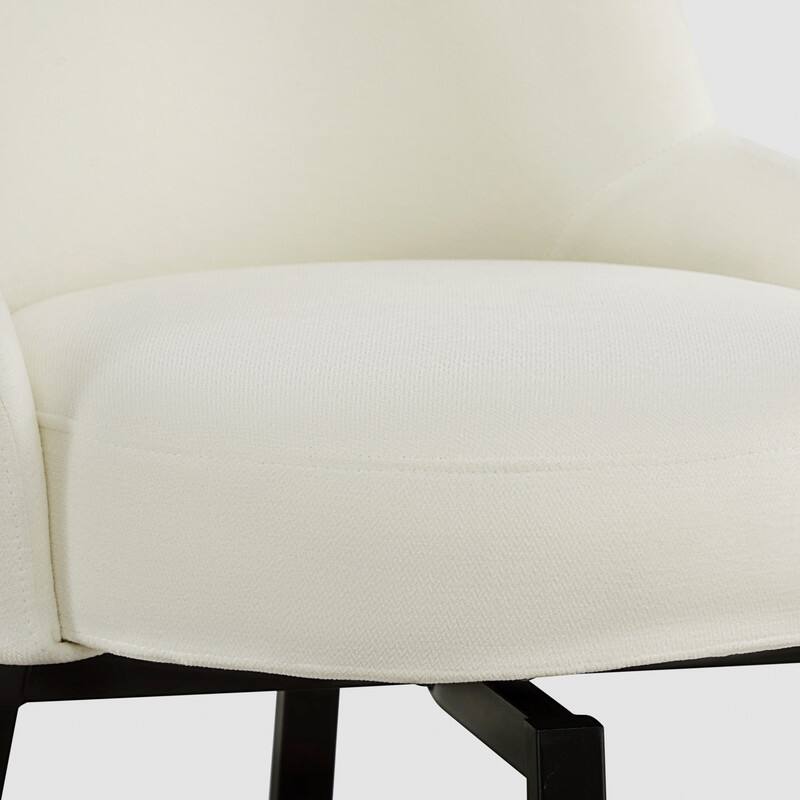 Spruce & Spring Amari Swivel Upholstered Counter Bar Stool with Thickened Cushion