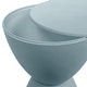 preview thumbnail 14 of 143, Boyd Round Side Table with Ribbed Design Base - Accent Hourglass End Table with Removable Lid for Living Room & Bedroom