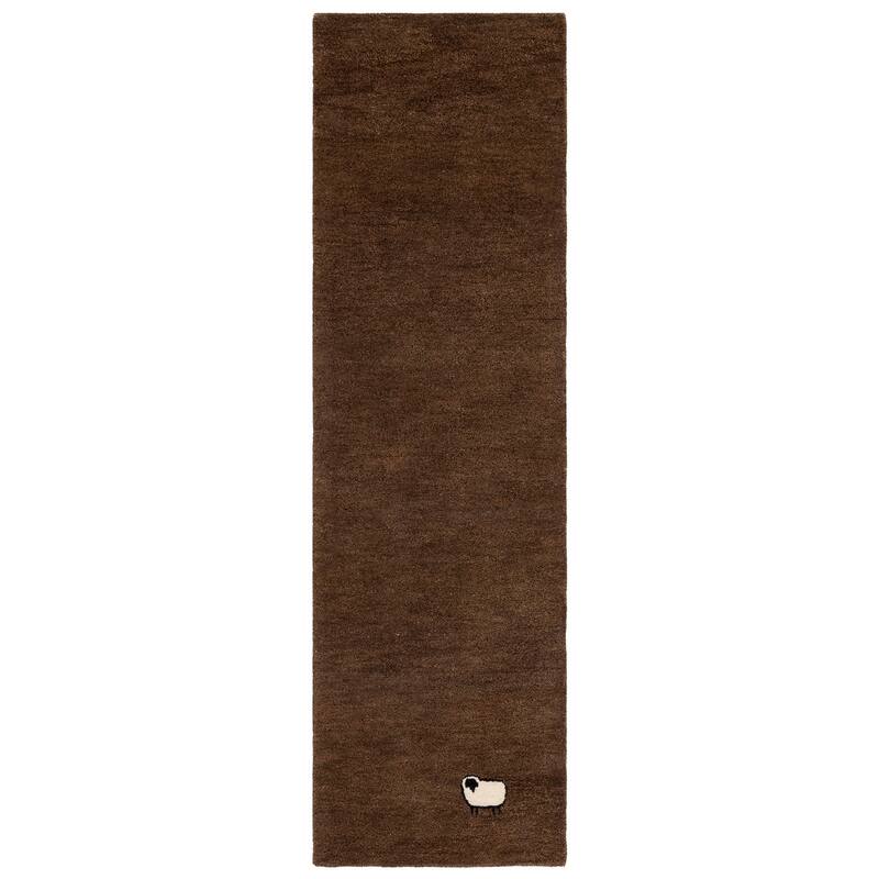 SAFAVIEH Handmade Himalaya Tulip Medallion Modern & Contemporary Wool Rug