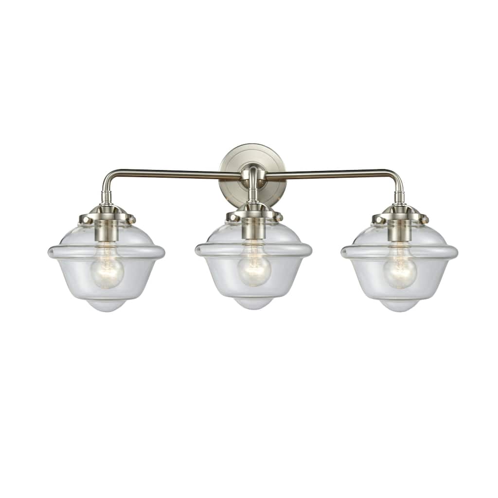 Innovations Lighting Small Oxford 3 Light 26" Wide Bathroom Vanity