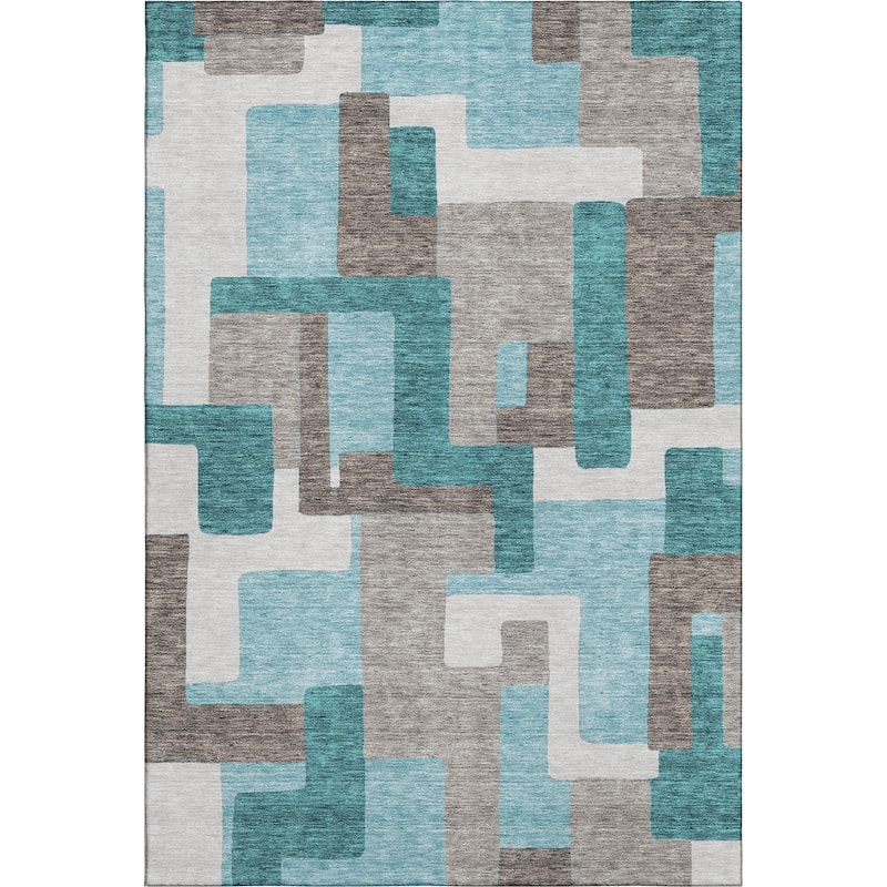 Premium Washable Super Soft Modern Geo Mayfield Rug