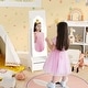 preview thumbnail 3 of 16, Costway Kids Vanity Set Princess Makeup Dressing Table & Chair Set - See Details