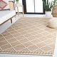 preview thumbnail 2 of 11, SAFAVIEH Handmade Natural Fiber Dorlinde Boho Farmhouse Trellis Jute Rug