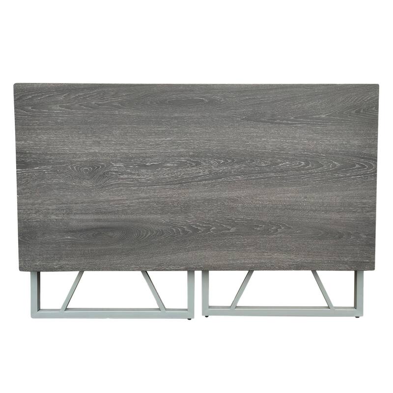 Collapsible Slatted Mission Writing Computer Desk