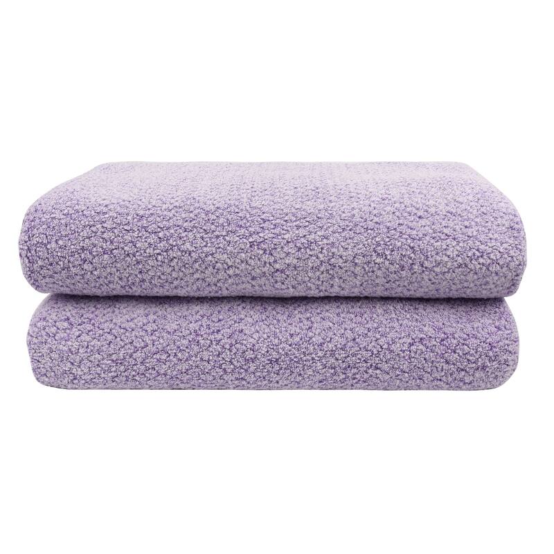 Everplush® Essential Diamond Bath Sheet - Set of 2 - Lavender