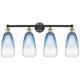 Option Black Antique Brass / Sapphire Blue