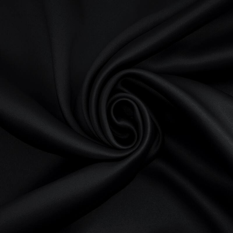 Sun Zero Oslo Home Theater 100% Blackout Rod Pocket Curtain Panel, Single Panel