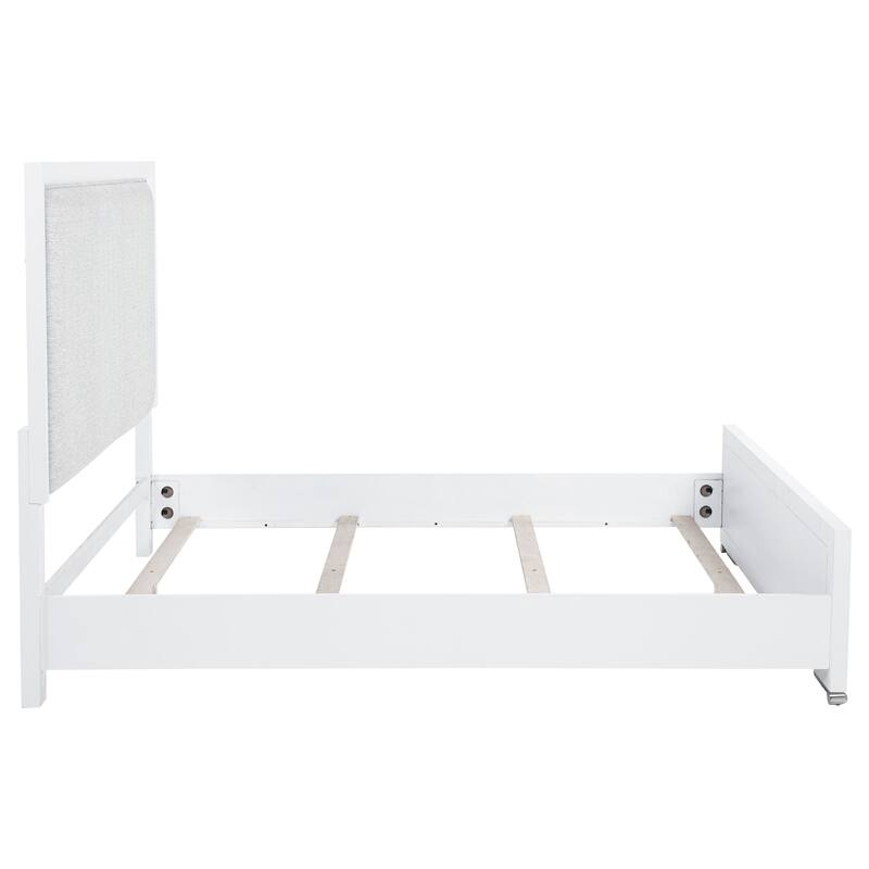 Gracemont 57-inch Panel Bed Grey and White