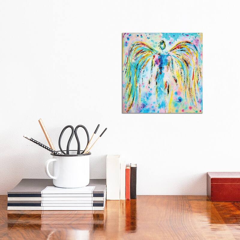 iCanvas "Heavenly Angel" by Ivan Guaderrama Canvas Print - 12x12x0.75