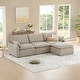 preview thumbnail 69 of 79, Modular Couch Oversized Sectional Sofa for Living Room Taupe-4PC