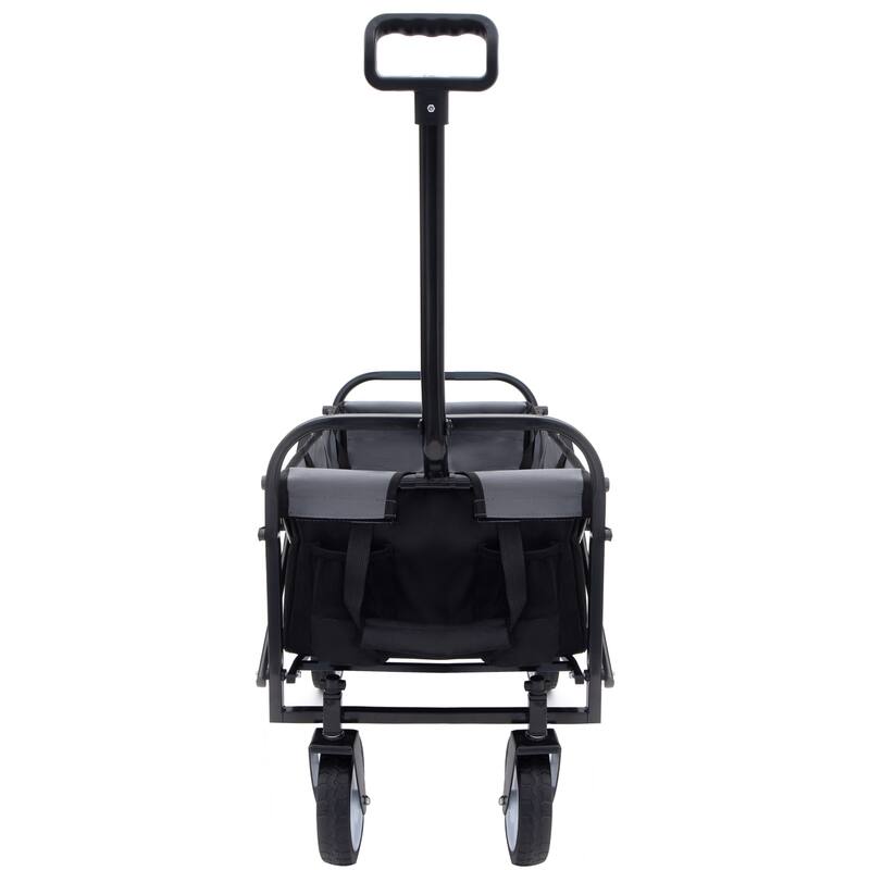 225 lb Collapsible Wagon Cart with Strapping System