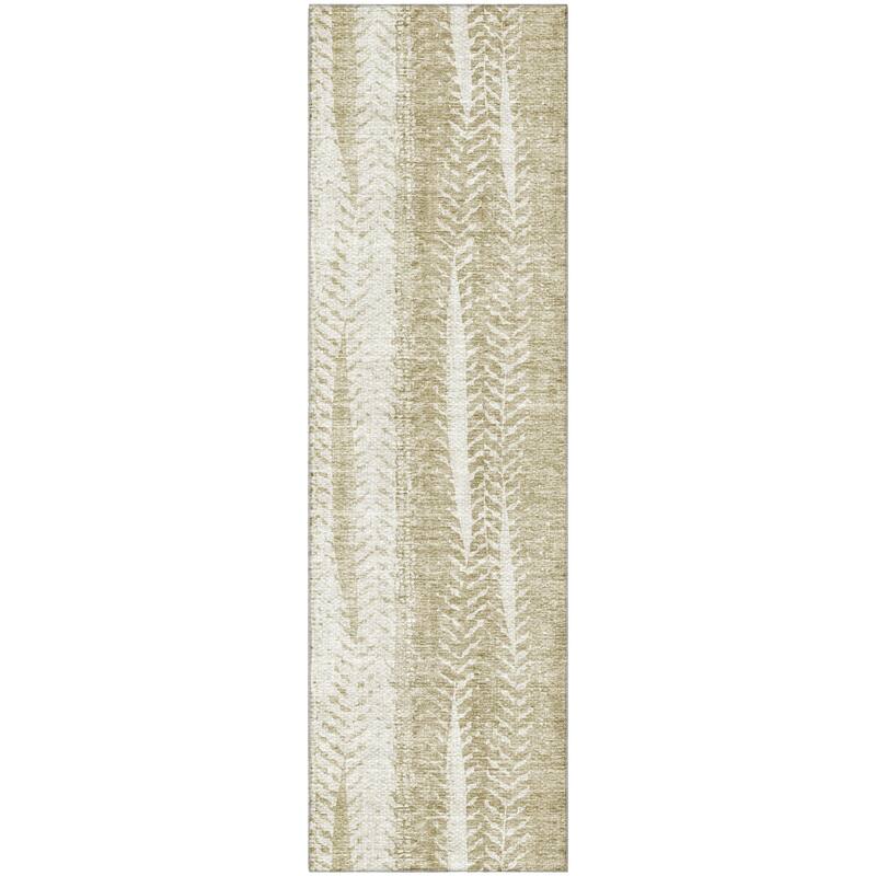 Premium Washable Super Soft Stripe Tracks Mayfield Rug