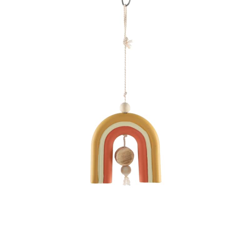 6" Ceramic Hanging Rainbow