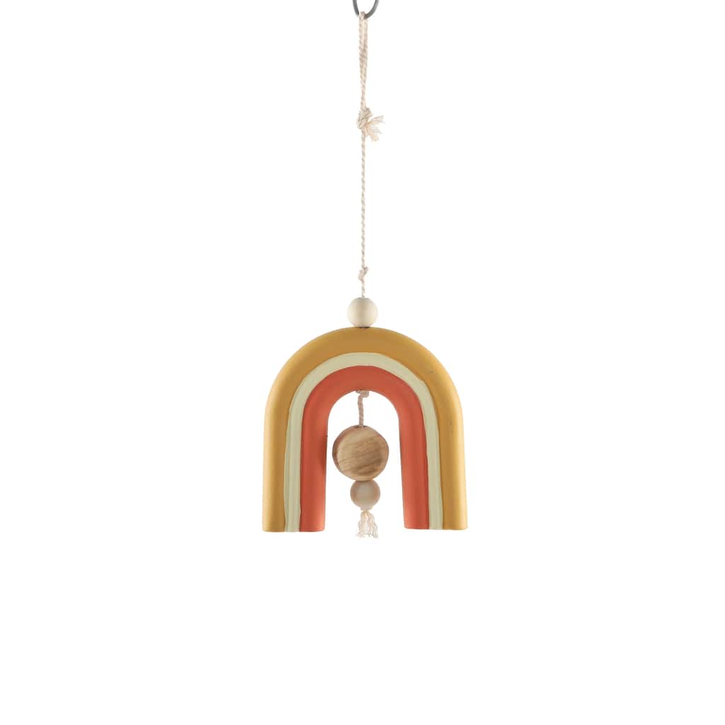6" Ceramic Hanging Rainbow
