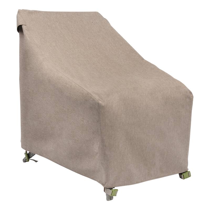 Modern Leisure® Garrison Patio Chair Cover, Waterproof, 27"L x 34"W x 31"H, Sandstone, 2-Pack