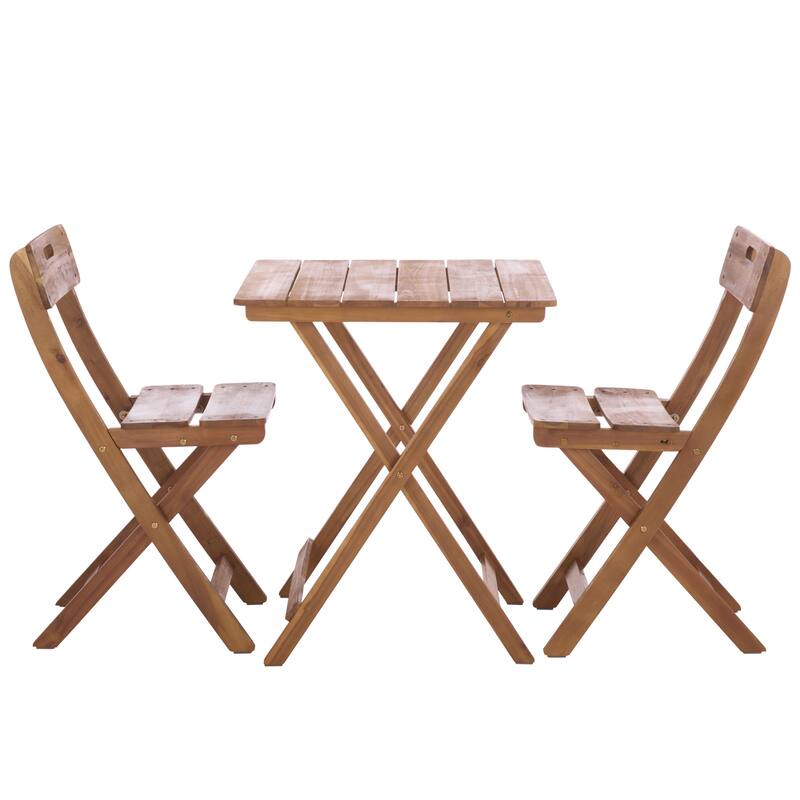 SAFAVIEH Outdoor Living Austin 3-piece Bistro Set - 16"W x 19"D x 32"H
