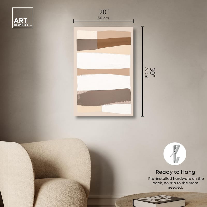 Linear Landscape I Canvas by Art Remedy, Gallery Wrapped