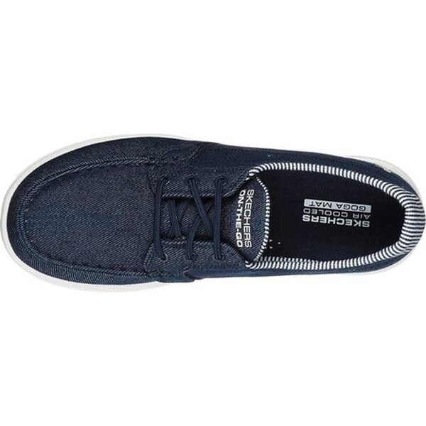 skechers go walk denim blue