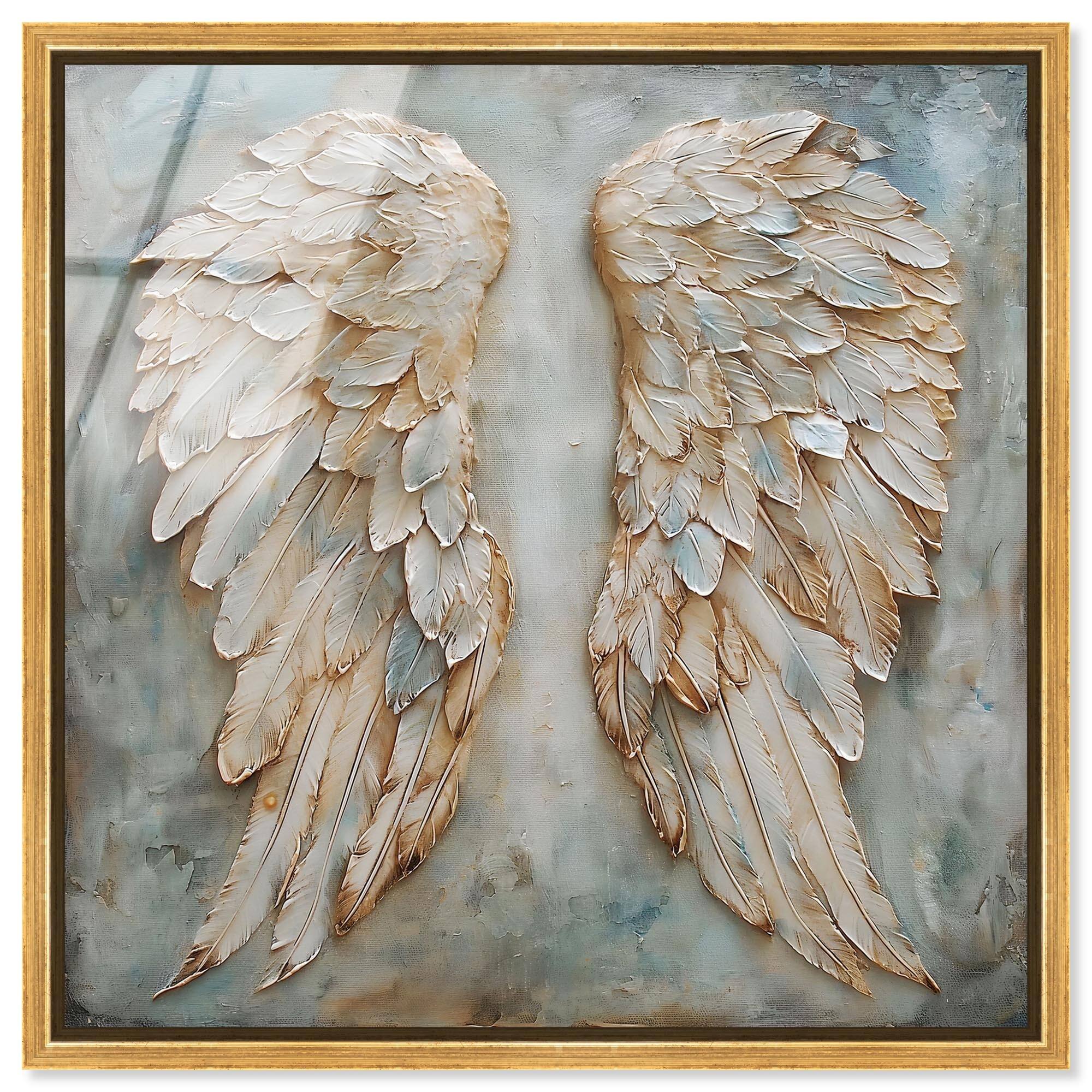 Wings of Ash II Wings Framed High-Gloss Acrylic Wall Art by Art Remedy