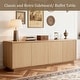 preview thumbnail 71 of 71, Wave Textured Modern Sideboard Cabinet
