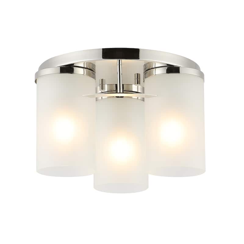 SAFAVIEH Lighting Inha Flush Mount - 12" W x 12" D x 7" H - 12Wx12Dx7H