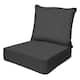 Option Textured Solid Charcoal Grey