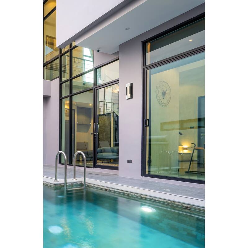 Access Lighting Hubert Tall Outdoor LED Wall Mount - Bronze