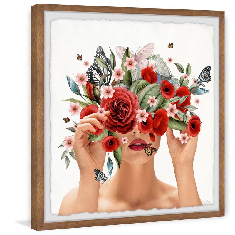 Pretty Portraits Framed Wall Art, Elegant Home Touch - Sophisticated Artwork for Refined Décor