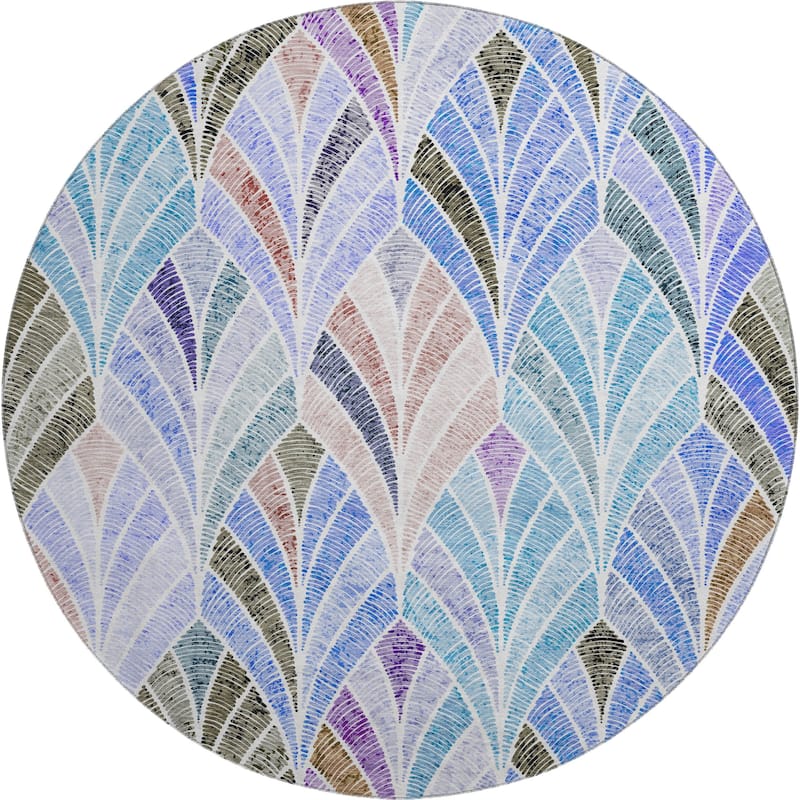 Premium Washable Super Soft Chic Mosaic Mayfield Rug