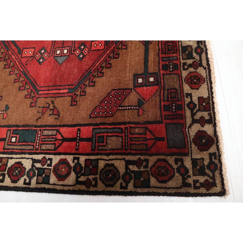 ECARPETGALLERY Hand-knotted Konya Anatolian Brown Wool Rug - 3'1 x 10'0