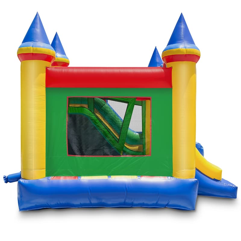 Commercial Castle Bounce House and Slide with Blower