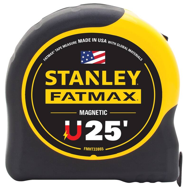 Stanley FatMax 25 ft. L X 1.25 in. W Magnetic Tape Measure 1 pk - 25 ft.