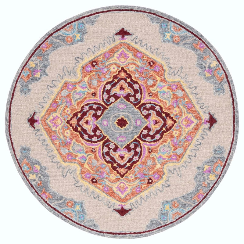 SAFAVIEH Handmade Micro-Loop Noeleen Wool Rug