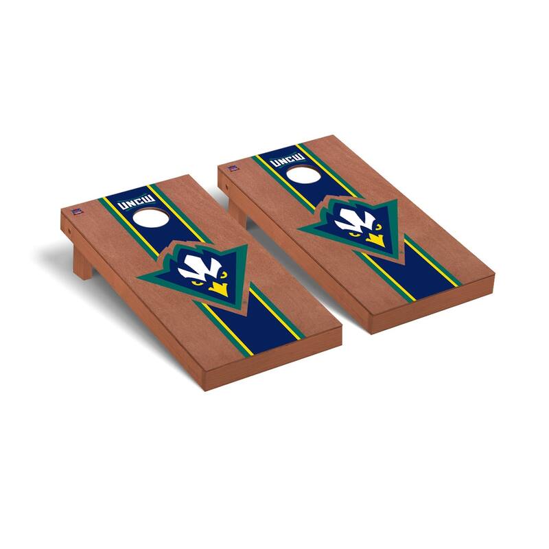 North Carolina at Wilmington Seahawks Rosewood Cornhole Board Set