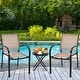 preview thumbnail 1 of 7, Costway Set of 2 Patio Dining Chairs Stackable with Armrests Garden - See details
