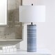 preview thumbnail 5 of 4, Uttermost Montauk Striped Table Lamp