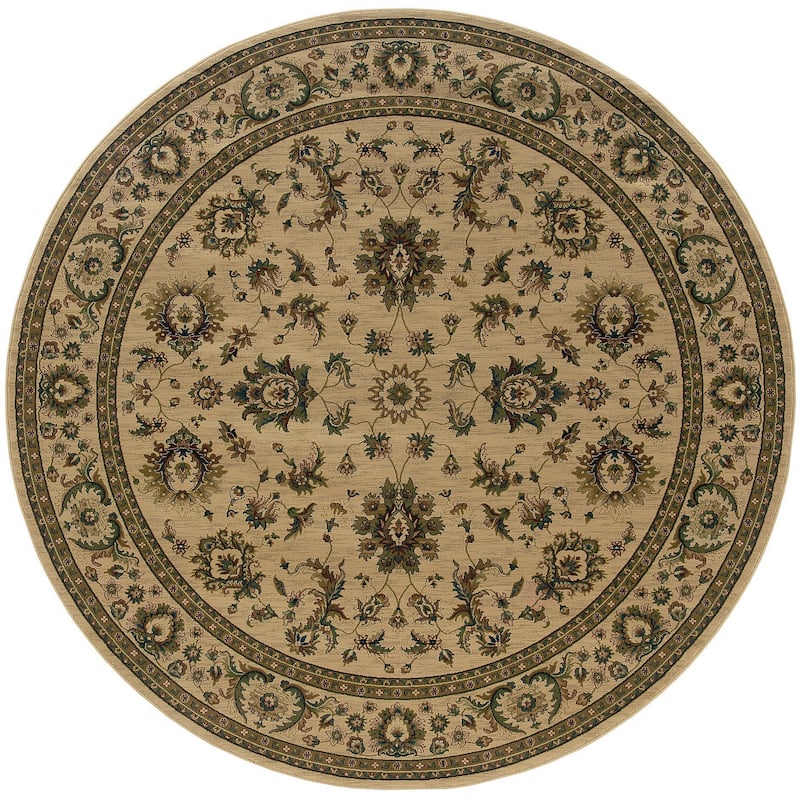 HomeRoots Oriental Traditional Square Area Rug