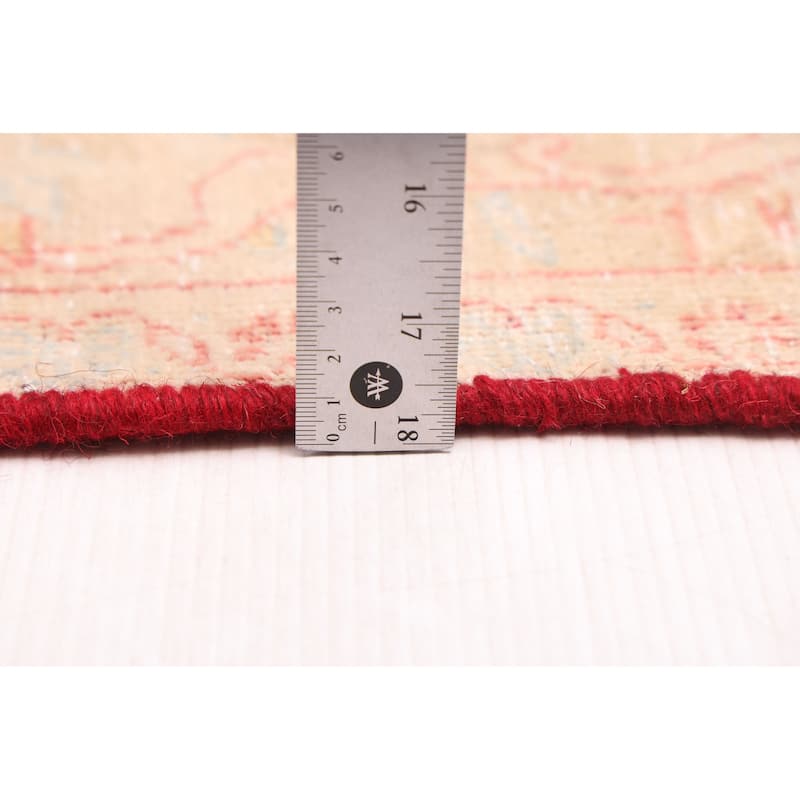 ECARPETGALLERY Hand-knotted Antalya Vintage Red Wool Rug - 8'10 x 12'6