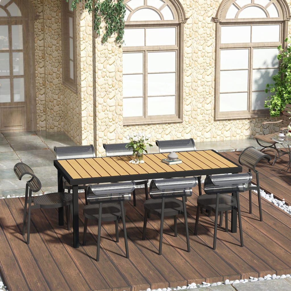 Outsunny 75" x 35" Outdoor Dining Table,only table
