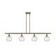 Option Antique Brass / Clear Deco Swirl