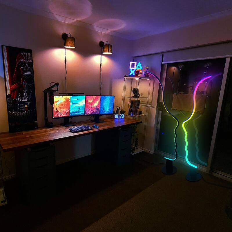 Modern Face LED Standing Floor Lamp