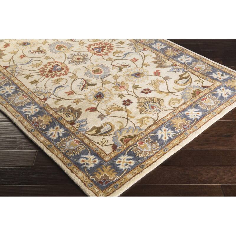 Livabliss Caesar Updated Traditional Border Area Rug.