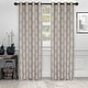 preview thumbnail 1 of 10, Superior Varnie Jacquard Grommet Room Darkening Curtain Panel (Set of 2)