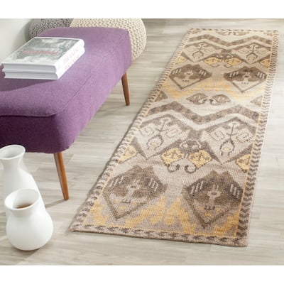 SAFAVIEH Hand-knotted Kenya Alyvia Southwestern Tribal Wool Rug
