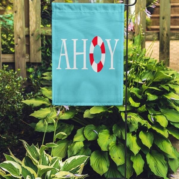 Shop Captain Ahoy Clipart Cruise Cute Device Farewell Float Floatation Garden Flag Decorative Flag House Banner 12x18 Inch On Sale Overstock 31384750 overstock com