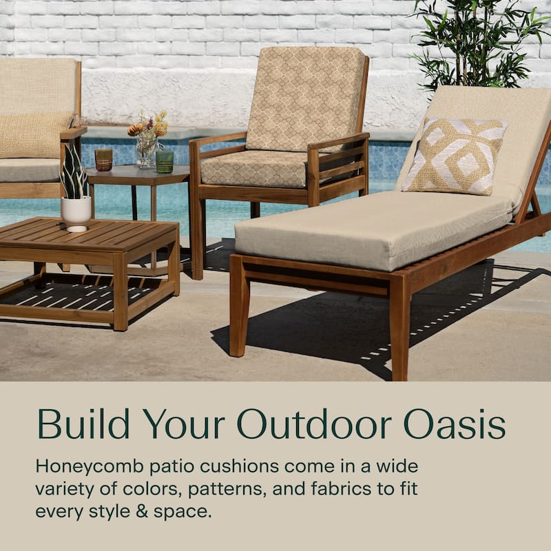Outdoor Highback Dining Chair Cushion