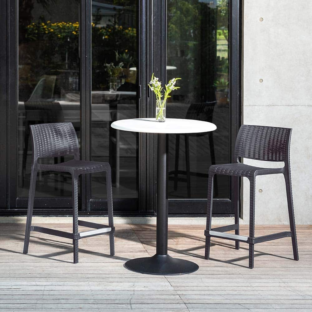 Rue Resin Stackable Counter Stools, Set of 2